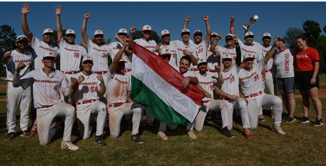 Magyarorszg a szerbiai belgrdi baseball Eurpa-bajnoki selejteznbiztostottahelyt a kvetkez baseball Eurpa-bajnoksgon.